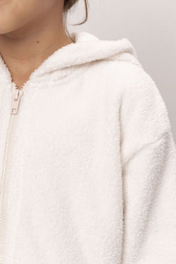 Толстовка детская из теплой плюшевой ткани 6711K-35024.1H-121 - Almando melado фото 3