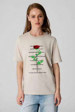 Арт. 31162 Футболка женская  44-52 (5 шт) Цвет:бежевый