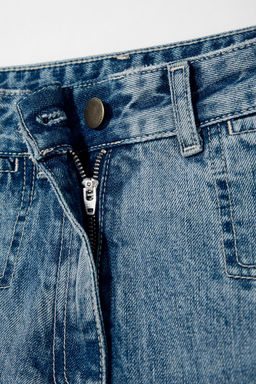 MID-WAIST WIDE-LEG JEANS KATE MOSS X ZARA  фото 8