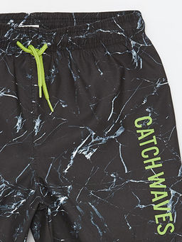 Beli Lastikli Bask?l? Erkek ?ocuk Deniz ?ortu - Waikiki фото 3