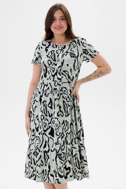 Платье женское из кулирки Кармелита 2 палитра мята