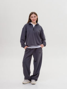 327 Костюм-трансформер с утяжками, графит - Knitka wear фото 2