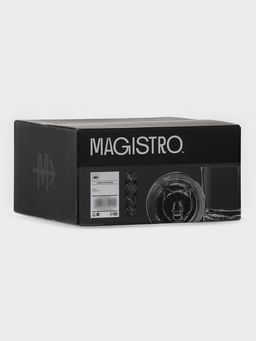 Стаканы для виски Magistro «Альфа», 310 мл, 8.7×9.2 см, набор 4 шт., стекло, прозрачные