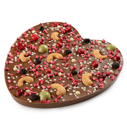 Шоколад молочный с кешью Любящее сердце 180 гр - Chokodelika фото 3