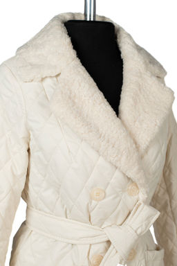 Пальто женское демисезонное (пояс) - El podio фото 11