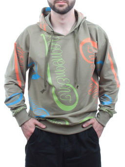 2700 LT. GREEN Толстовка мужская (75% хлопок, 20% полиэстер, 5% спандекс) - Фабричный китай фото 2