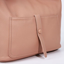 Сумка-тоут на молнии, 2 наружных кармана, цвет розовый - Simaland фото 4