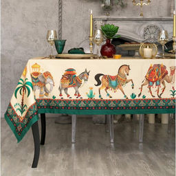 Скатерть Этель Нью-Дели 110х145+/-3см,100 % хл, саржа 190 гр/м2