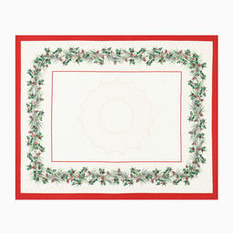 Скатерть новогодняя «Этель» Christmas wreath, 150×180 см +/-3 см с ВГМО, 100% хлопок, саржа 190 г/м²