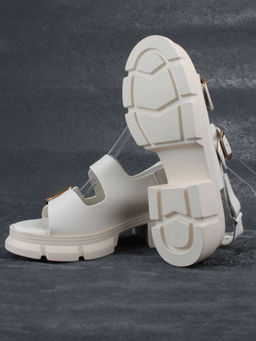 08-PEAG61-1 LT. BEIGE Босоножки женские (натуральная кожа)