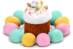 Тарелка д/фарш. яиц 24*24*2,5 см "ХВ Диана" фарфор, NEW BONE CHINA