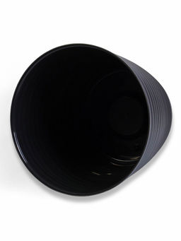 Горшок для цветов с поддоном Saffron, 9.1 л, d=26.7 см, h=24.5 см, пластиковый, чёрный - Simaland фото 3