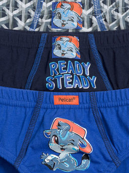BULB3193(3шт. в упаковке) трусы для мальчиков - Pelican фото 2