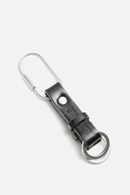 LEATHER KEY RING WITH LOBSTER CLASP - Zara фото 2