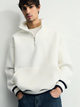 Толстовка на молнии из плотного трикатажа / Zarina  фото 2