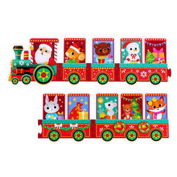 Фигурный пазл Новогодний экспресс, 19 деталей - Puzzle time фото 2