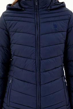 Женское темно-синее пальто - U.s. polo assn фото 7