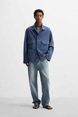 WASHED POCKET JACKET