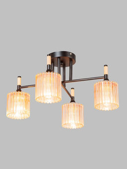 Люстра XA1689B/4, 4×60 Вт, E27, чёрная