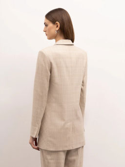 Жакет в клетку - Emka фото 6