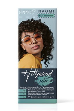 Белита-М Hollywood color Крем-краска № 4.0 Naomi темно-коричневый