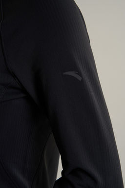 Лонгслив half-zip утепленный Черный ANTA TRN LS Tee фото 6