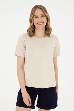 Женская футболка с круглым вырезом Stone Неожиданная скидка в корзине - U.s. polo assn фото 3