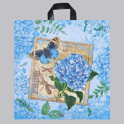 Цена за 25 шт. Пакет «Созерцание», полиэтиленовый с петлевой ручкой, 44×44 см, 70 мкм