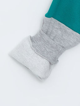 Bisiklet Yaka Uzun Kollu Bask?l? Erkek Bebek Sweatshirt 2li - Waikiki фото 3