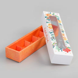 Цена за 3 шт. Коробка под 5 конфет новогодняя С Новым годом, 21?5?3 см - UPAK LAND фото 4