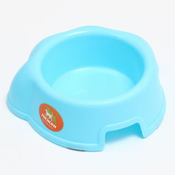 Миска пластиковая фигурная 20,5 х 19 х 6 см, голубая - Пижон фото 3