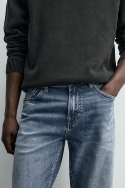 JEANS SLIM FIT B?SICO / Azul - Zara фото 7