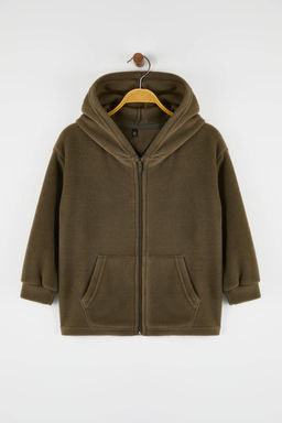 Haki S?rt Nak?sl? Unisex Cocuk Orme Sweatshirt TKDAW26SW00029 - Trendyolmilla фото 3