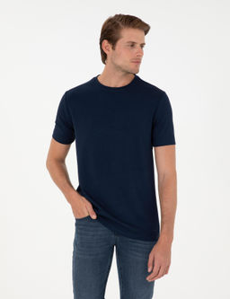 Lacivert Regular Fit Ti__rt