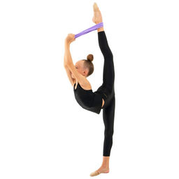 Скакалка гимнастическая Grace Dance, 3 м, цвет сиреневый  фото 6
