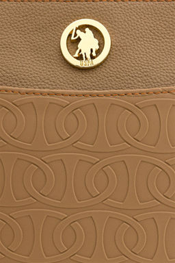 U. S. Polo Assn / Женская темно-бежевая сумка через плечо - U.s. polo assn фото 6