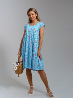 875 Платье "Голубой"