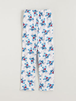 Beli Lastikli Stitch Bask?l? Kad?n Pijama Alt?