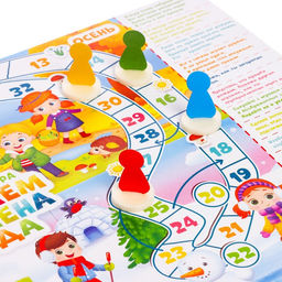 Цена за 3 шт. Настольная игра-бродилка Времена года - Лас играс kids фото 2