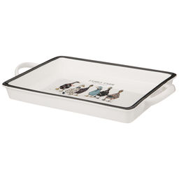 БЛЮДО С РУЧКАМИ LEFARD FAMILY FARM ПРЯМОУГ. 35,5*20*4 СМ  фото 3