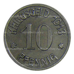 Монета 10 пфеннигов 1918 года Германия  Нотгельд Кобленц