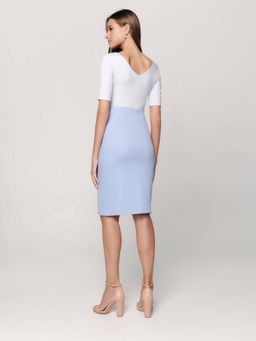 CONTE Юбка A-силуэта с разрезом AMANDA serenity blue