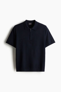 Polo con media cremallera Slim Fit - H&m фото 6