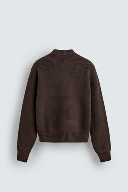 KNIT BOMBER JACKET - Zara фото 8