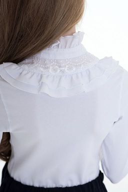 Белая блуза школьная Инфанта, модель 0637/1  фото 2
