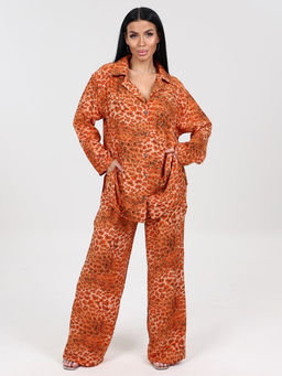 533 ЖЕНСКИЙ КОСТЮМ (брюки) (Оранжевый) - А-дина фото 3