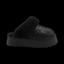 Тапочки на меху L159 черные