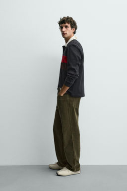 CONTRAST STRIPE POLO SHIRT - Zara фото 4