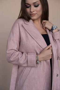 Пальто женское демисезонное 21820 (кремовый) - Kankan фото 39