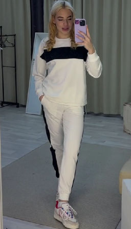 Мягкий уютный костюм из хлопкового футера. - Solo mio фото 17